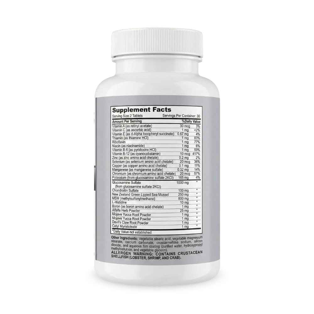 Joint Support Supplement 60 Tablets E2559