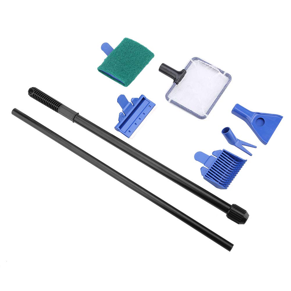Aquarium Cleaning Kit 5 in 1 Fish Tank Brush Gravel Cleaner Q823265