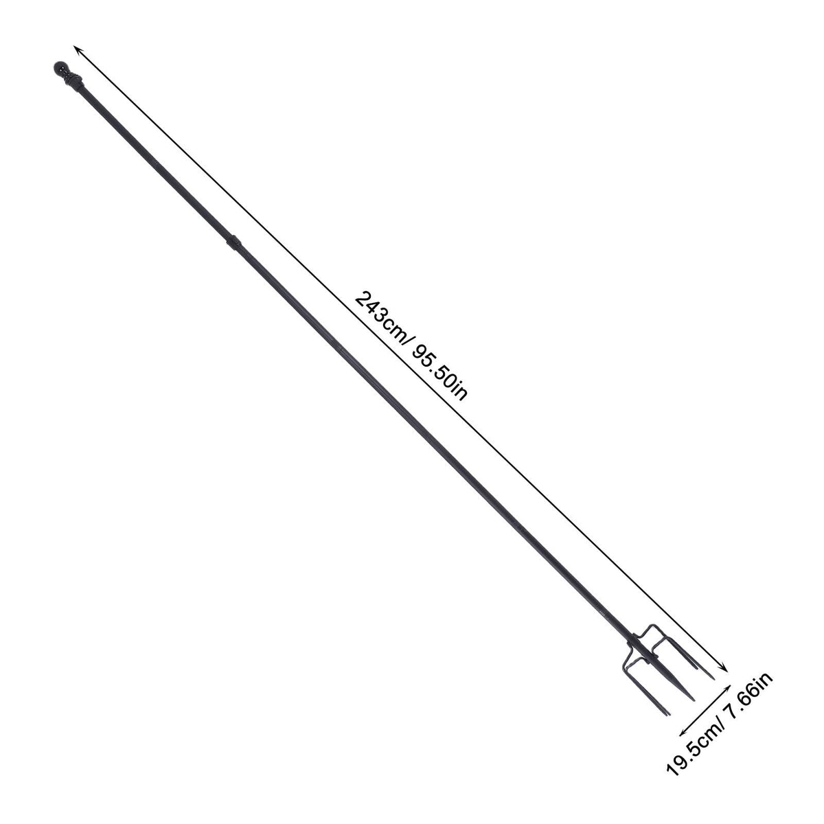 Stainless Steel Flag Pole Holder G467
