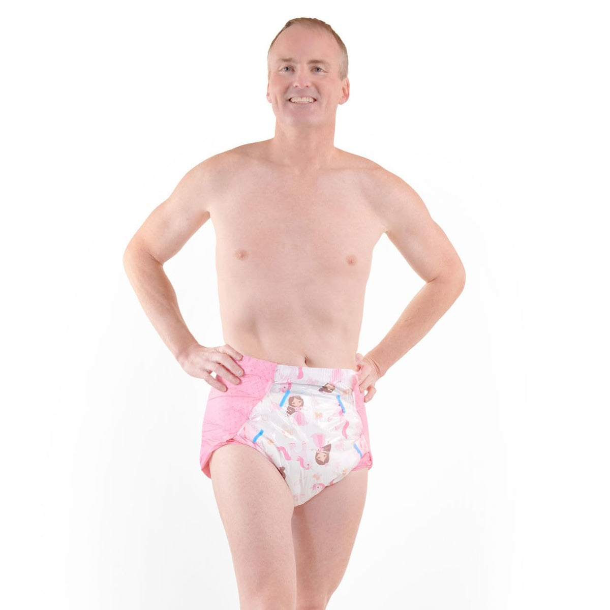 Princess Pink Overnight Adult Diapers 12 Pack Large D42568