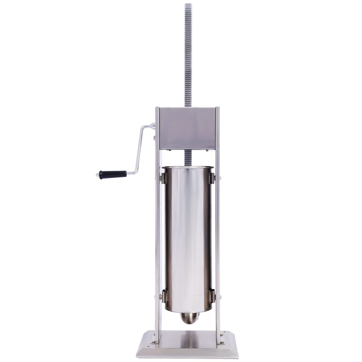 Stainless Steel 15LB Vertical Sausage Stuffer with 4 Stuffing Tubes O76642