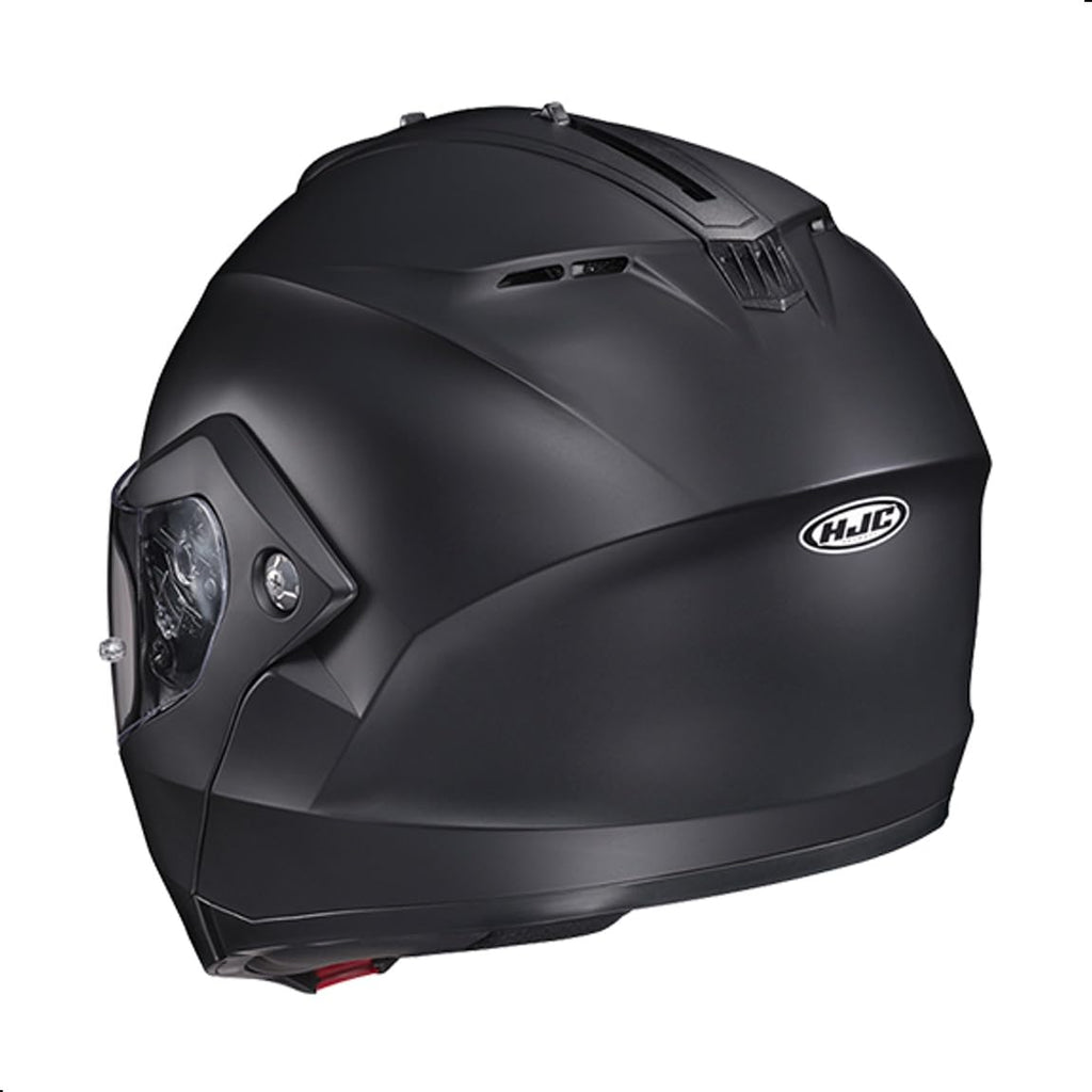 Solid Modular Motorcycle Helmet with Pinlock Shield DOT Approved Semi Flat Black X-Large S334