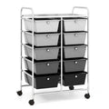 10 Drawer Rolling Storage Cart with Lockable Wheels J20987