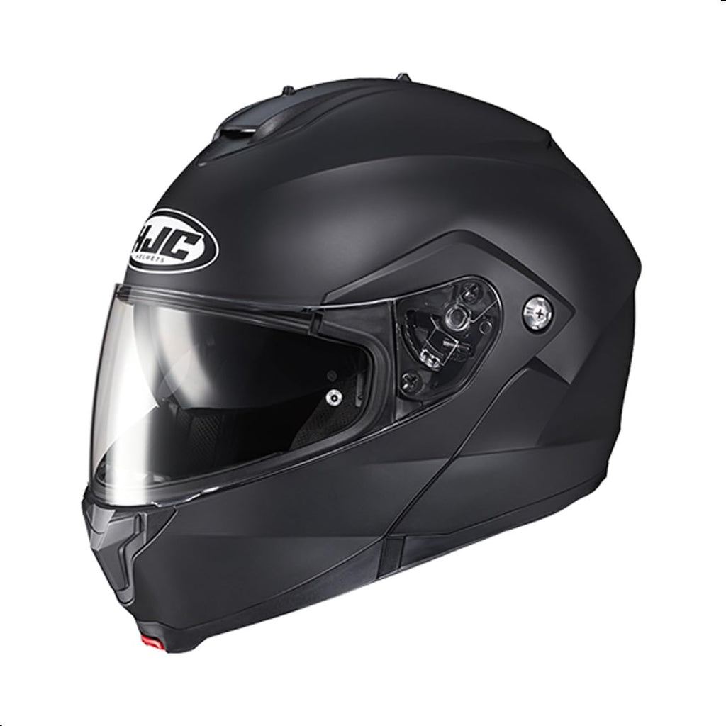 Solid Modular Motorcycle Helmet with Pinlock Shield DOT Approved Semi Flat Black X-Large S334