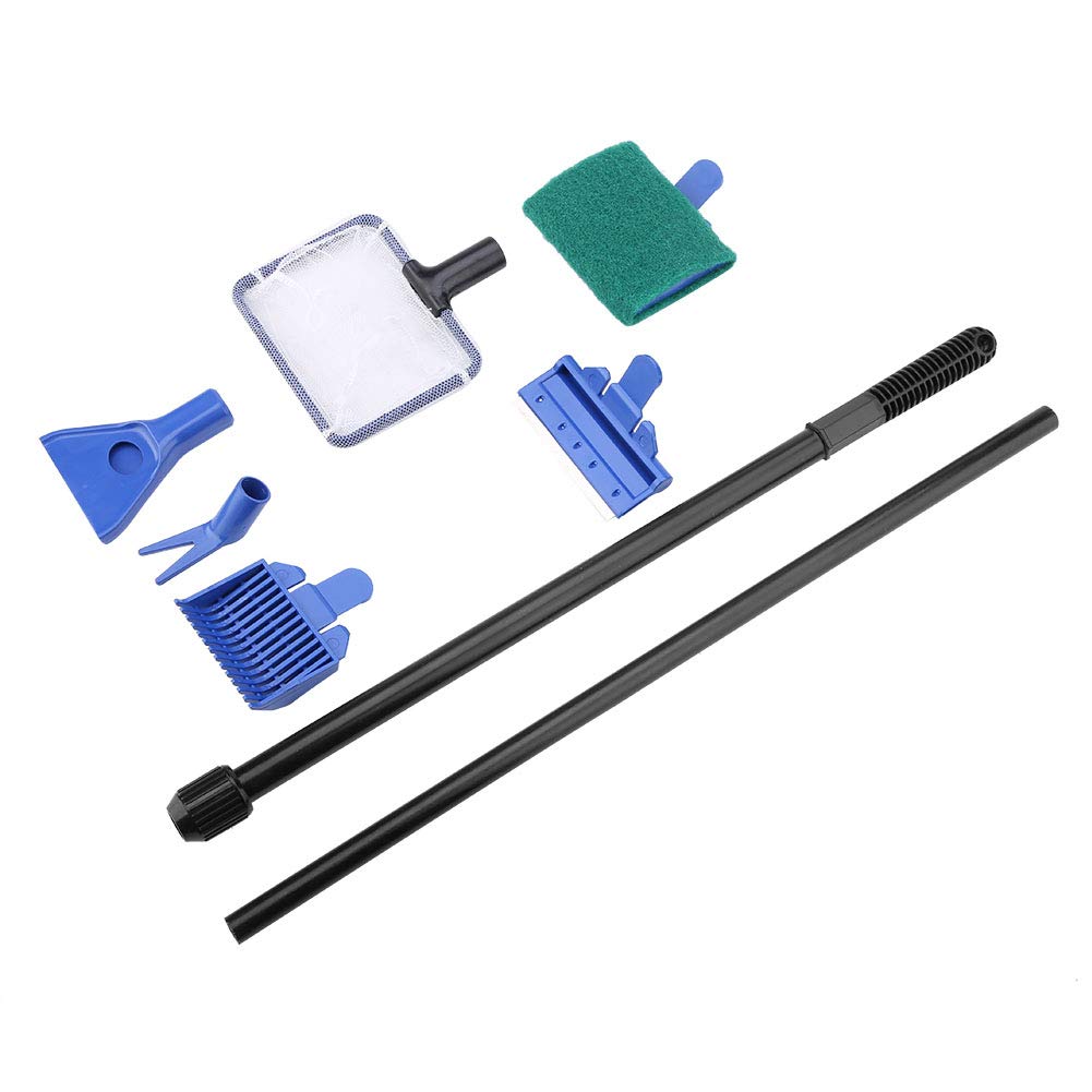 Aquarium Cleaning Kit 5 in 1 Fish Tank Brush Gravel Cleaner Q823265