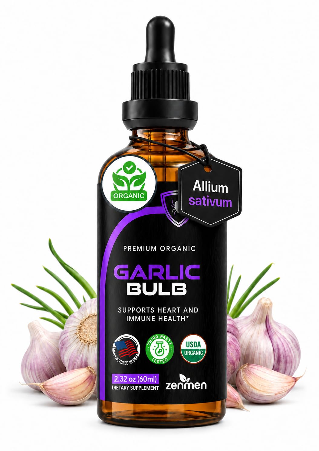 Organic Odorless Garlic Supplements X7034