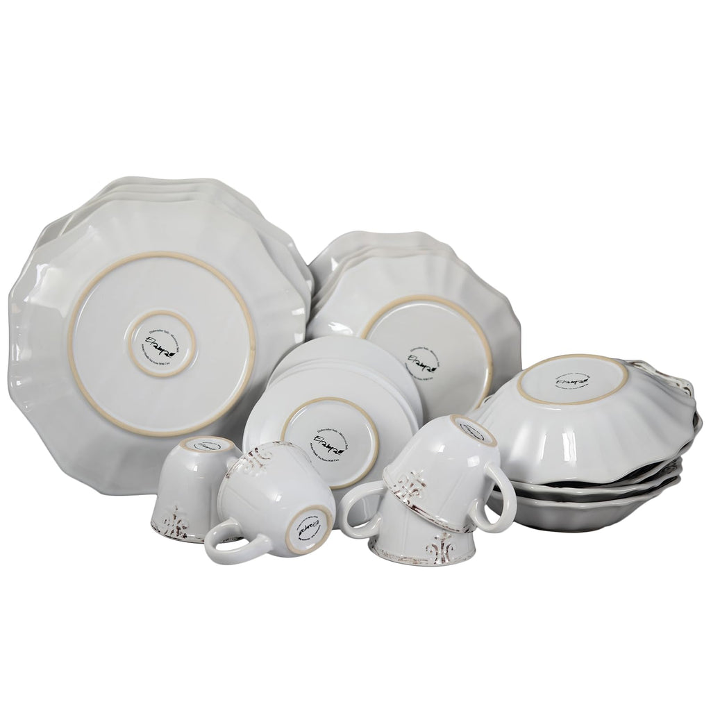 White 20-Piece Dinnerware Set Z218148