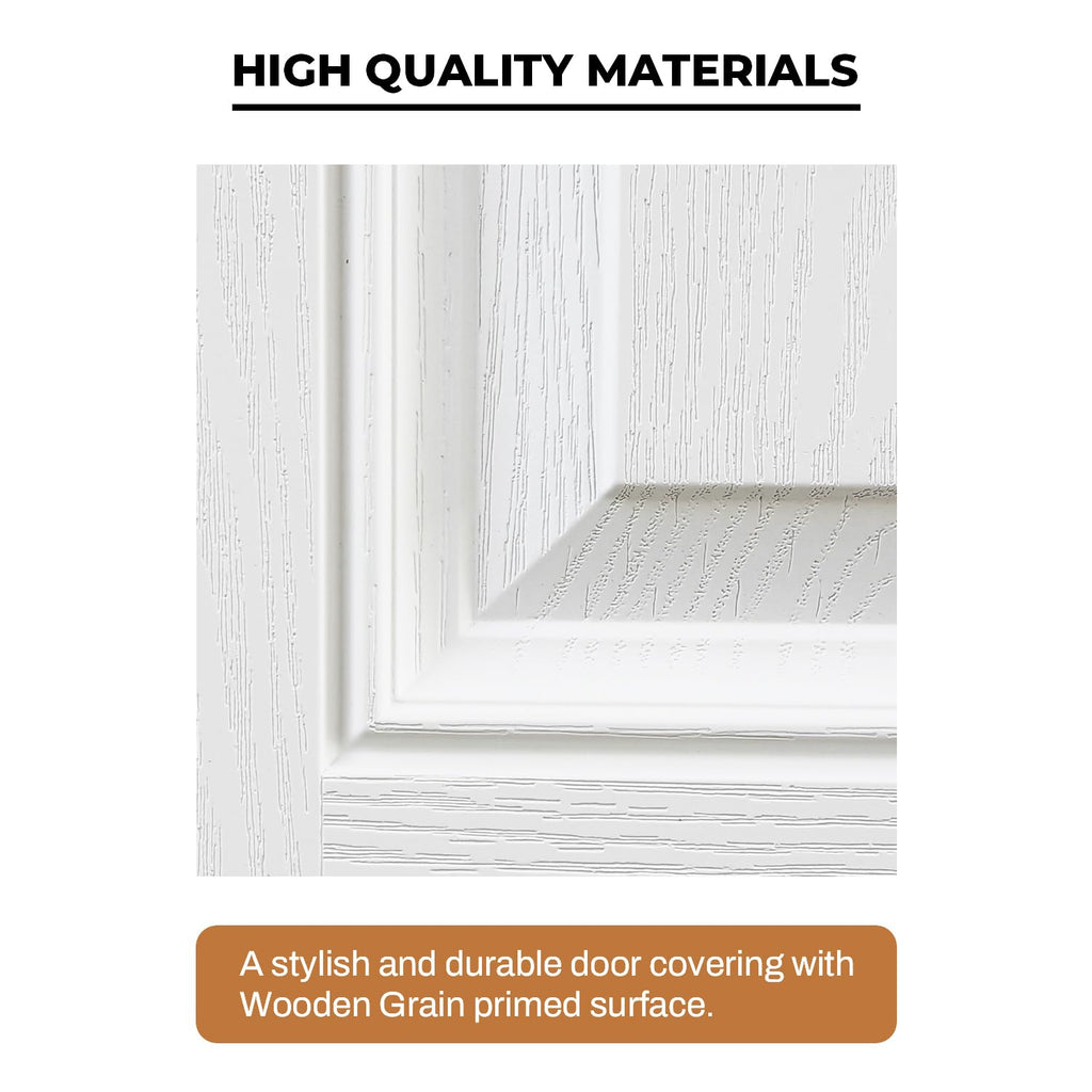Fiberglass Exterior Door with Brickmould, 36'' x 80'' Front Entry Door S890030
