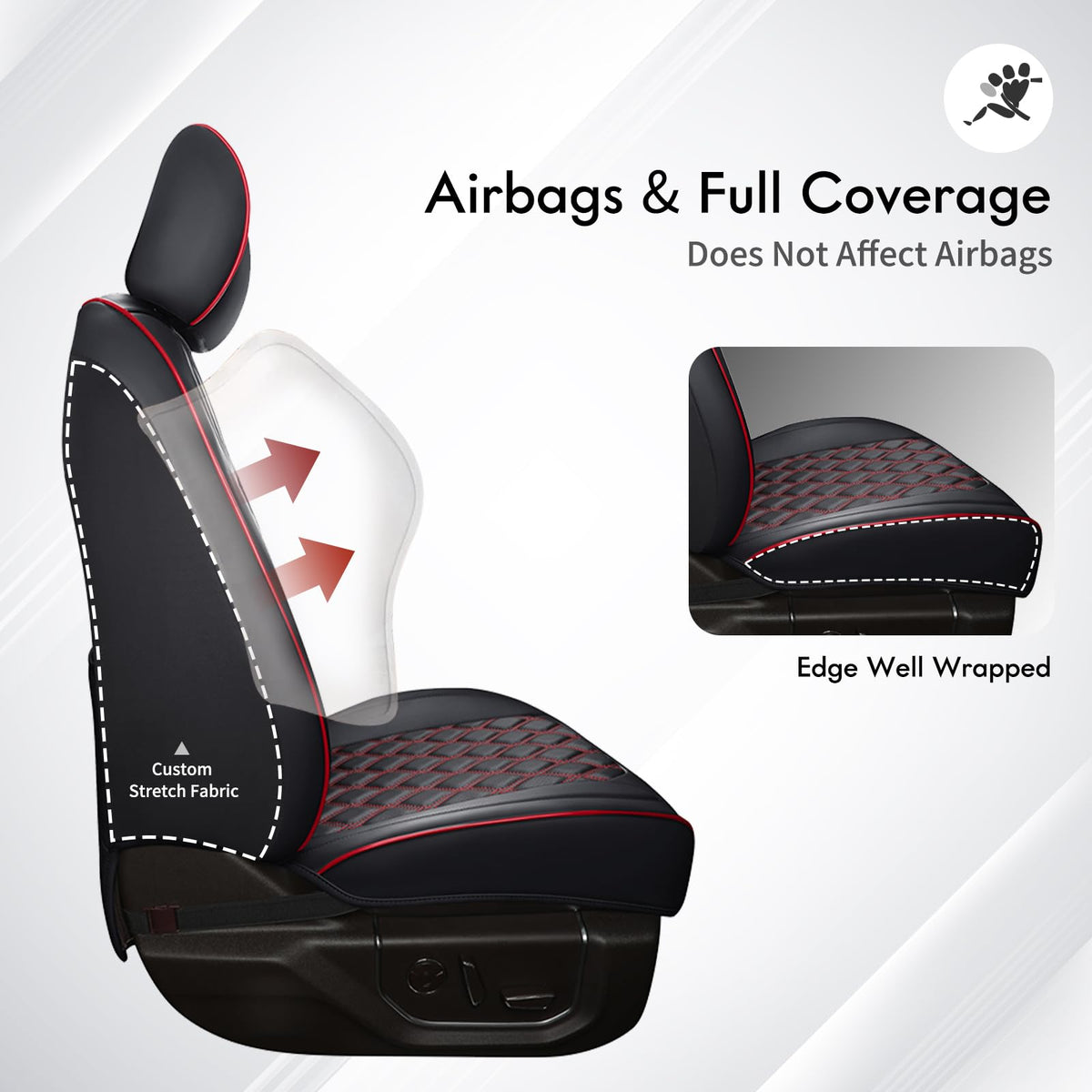 Seat Covers 4 Door Without Rear Cupholder A968