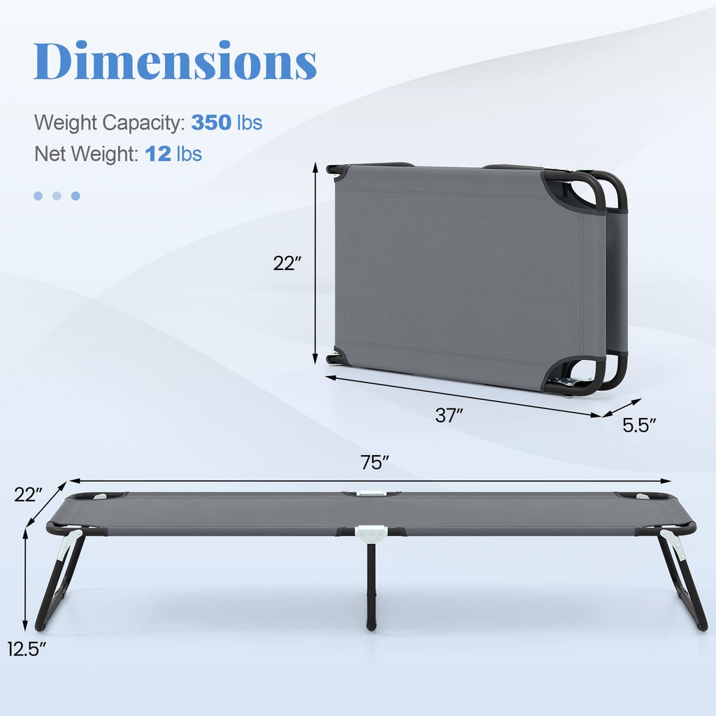 Folding Camping Cot Y84328