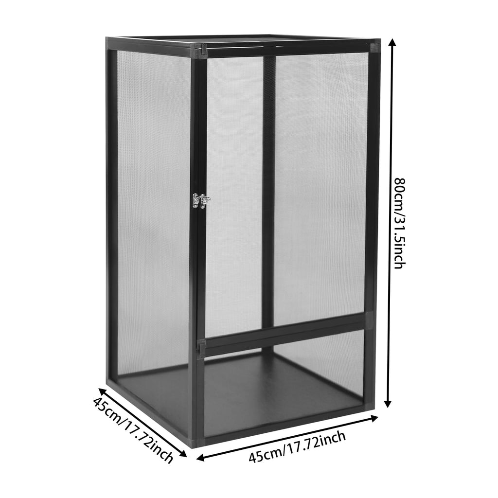 40 Gallon Aluminum Alloy Screen Reptile Terrarium with Locking Latch P397