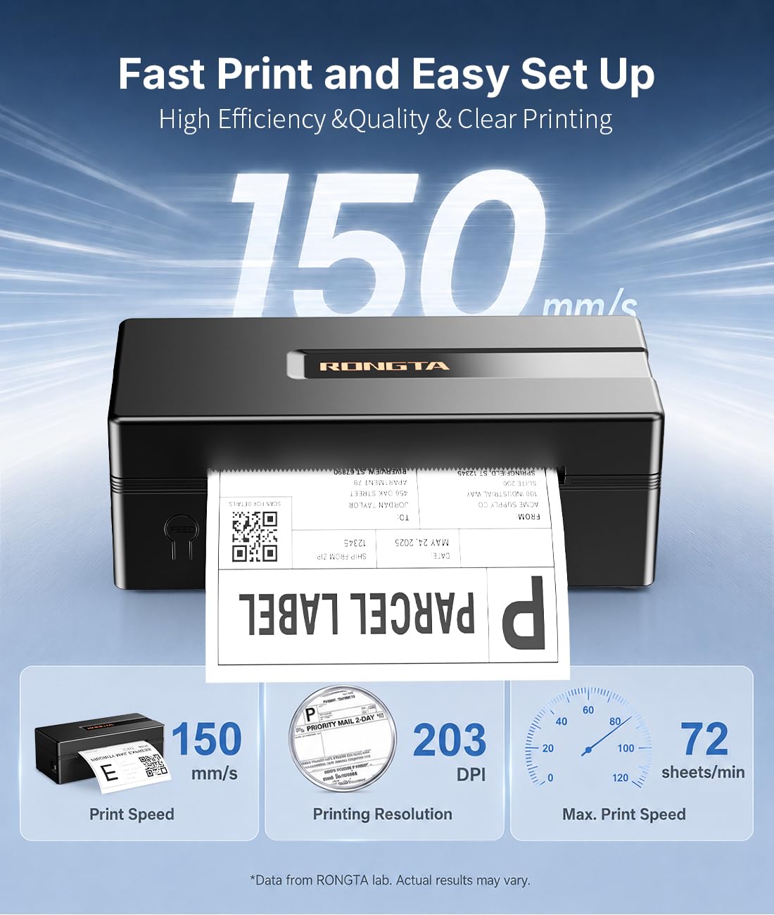 Bluetooth Thermal Shipping Label Printer T127
