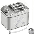 5 Gallon 304 Stainless Steel Oil Storage Can with Spout D18434