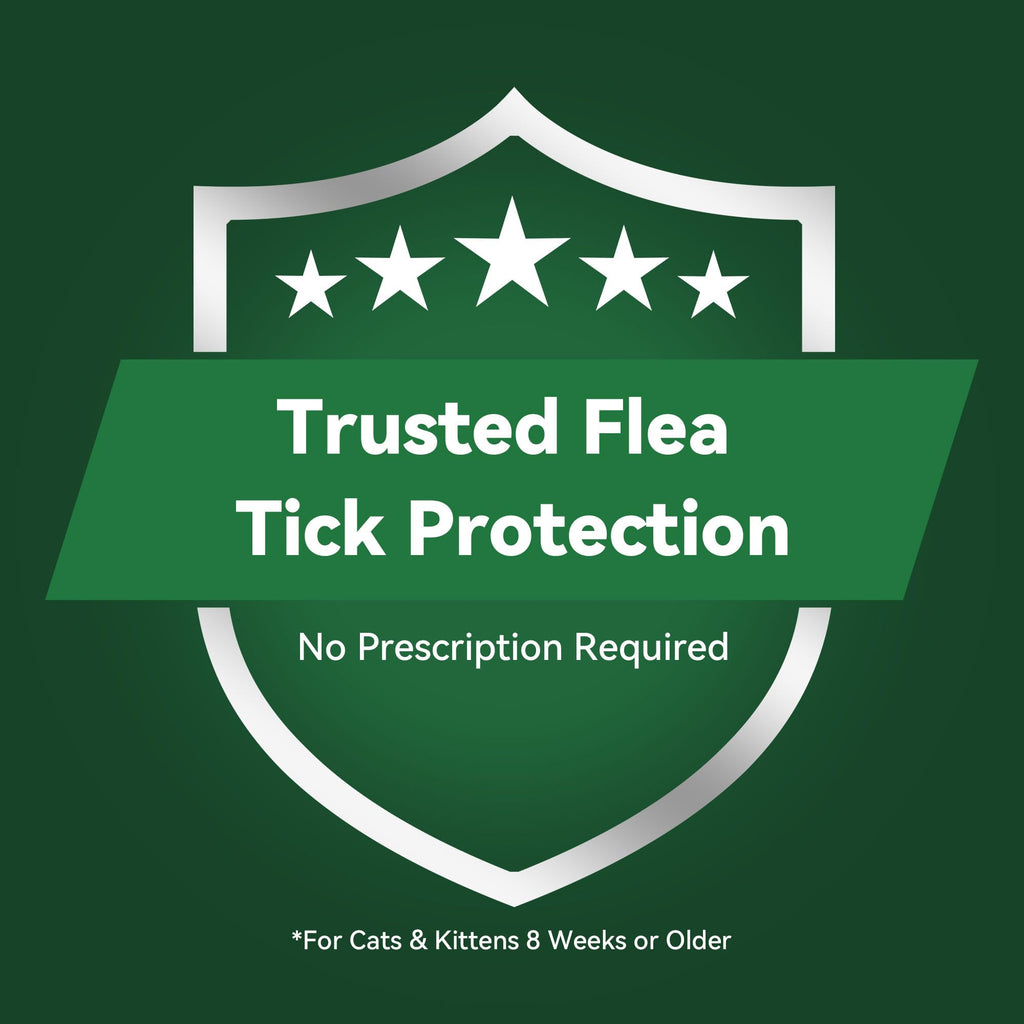 Cat Flea and Tick Treatment 6-Month Supply I80613