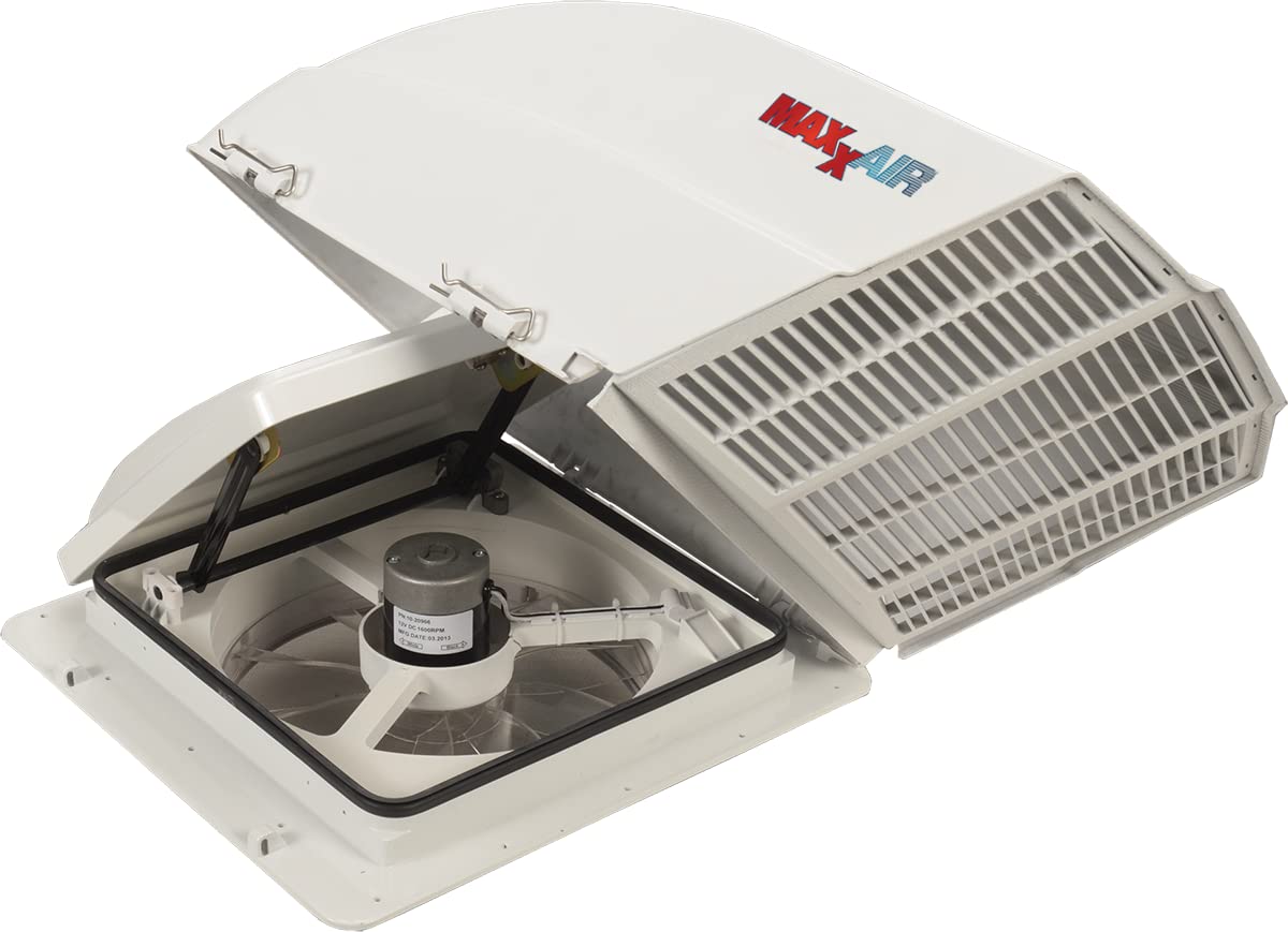 White RV Fan and Vent Cover U6242