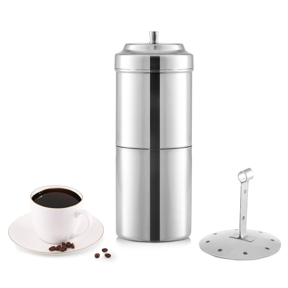 10 oz Stainless Steel Drip Coffee Maker I6136