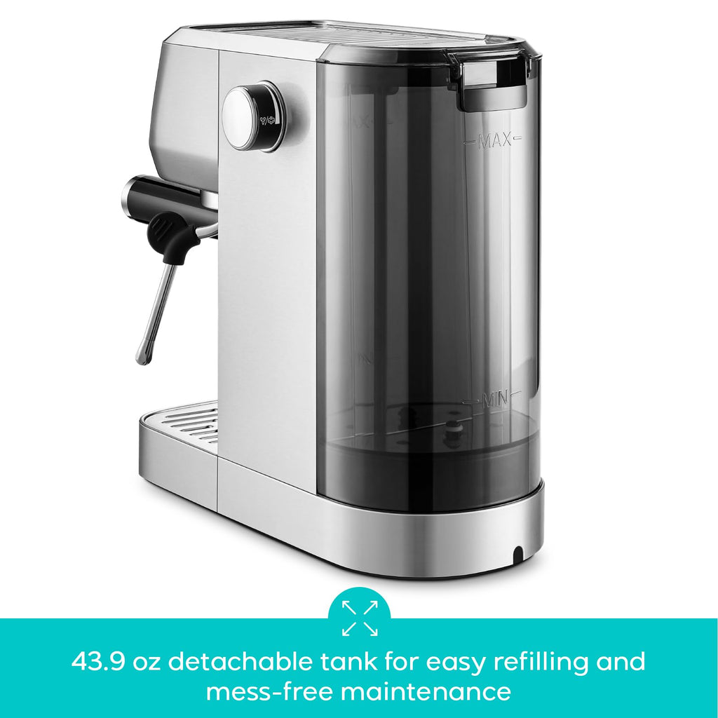 Stainless Steel Espresso Machine with Steam Wand G666090