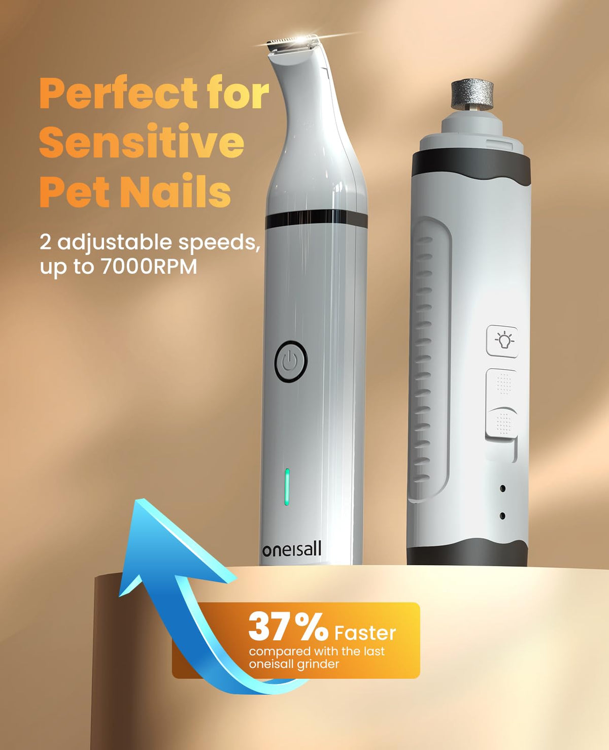 3 in 1 Dog Nail Grinder & Paw Trimmer Kit I83935