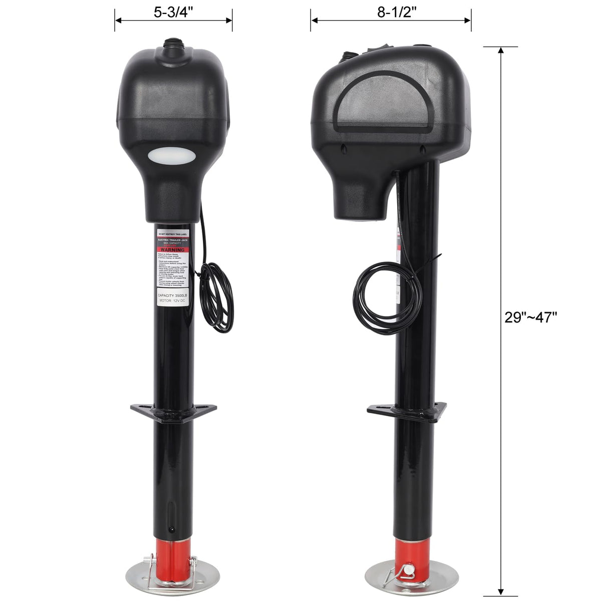 Electric Power Tongue Jack 3500lbs S29888