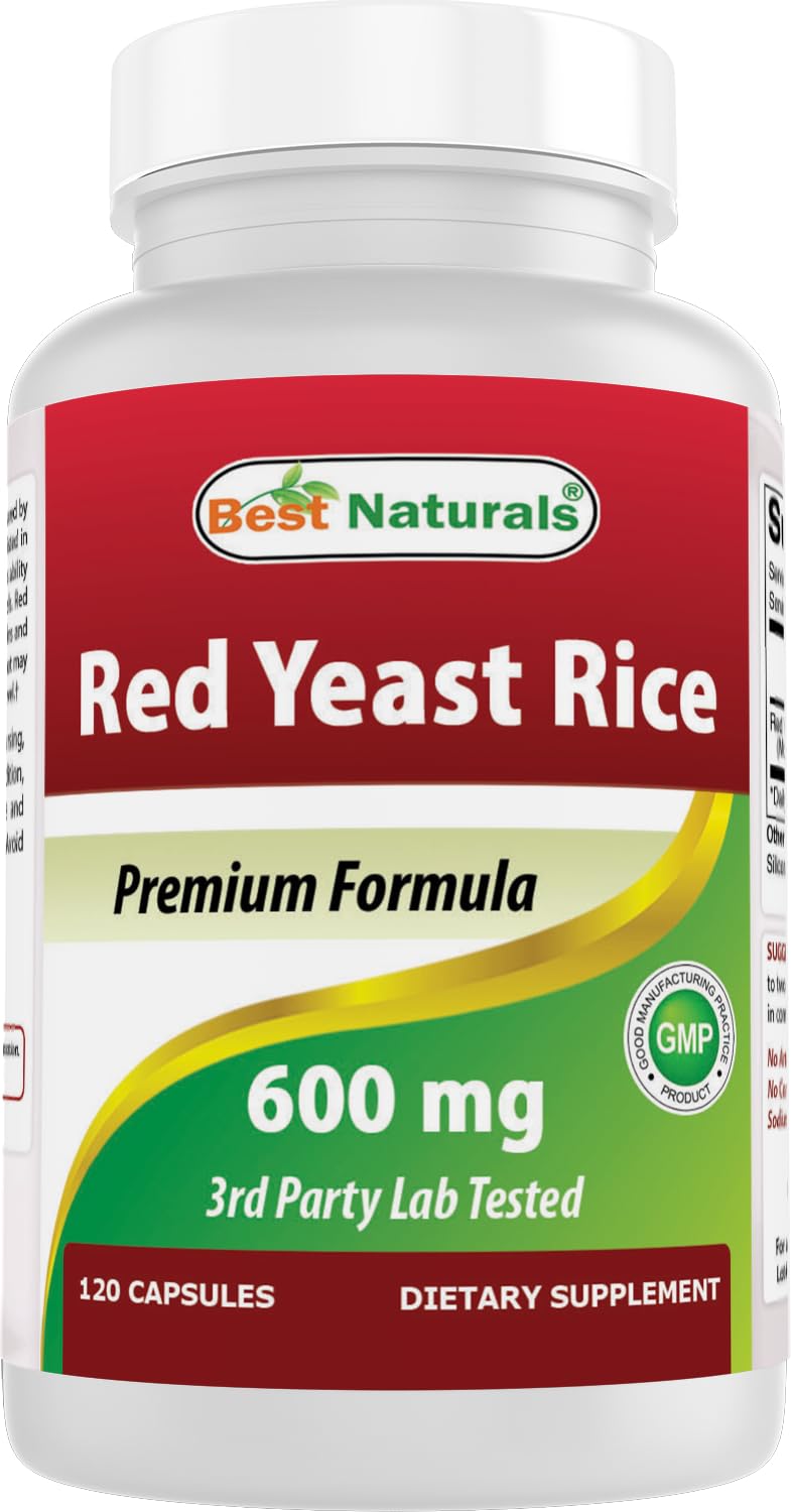 Red Yeast Rice 600 mg 120 Capsules H5551