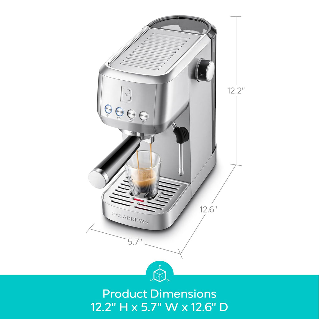 Stainless Steel Espresso Machine with Steam Wand G666090