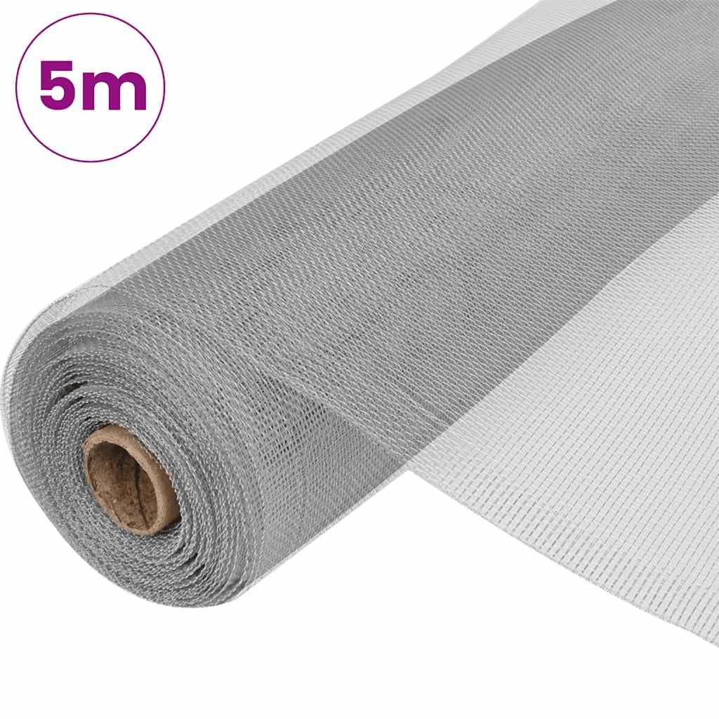 Aluminum Mesh Screen 39.4x196.9 Inches Silver U21872