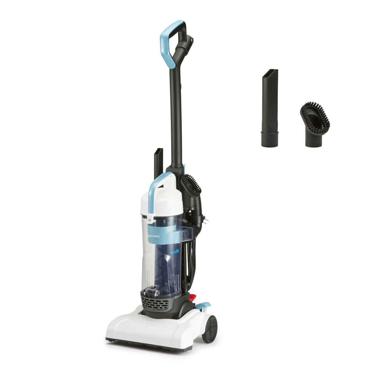 Upright Bagless Vacuum Cleaner, Washable Filter, 1.7L Dust Cup, Black/White D658