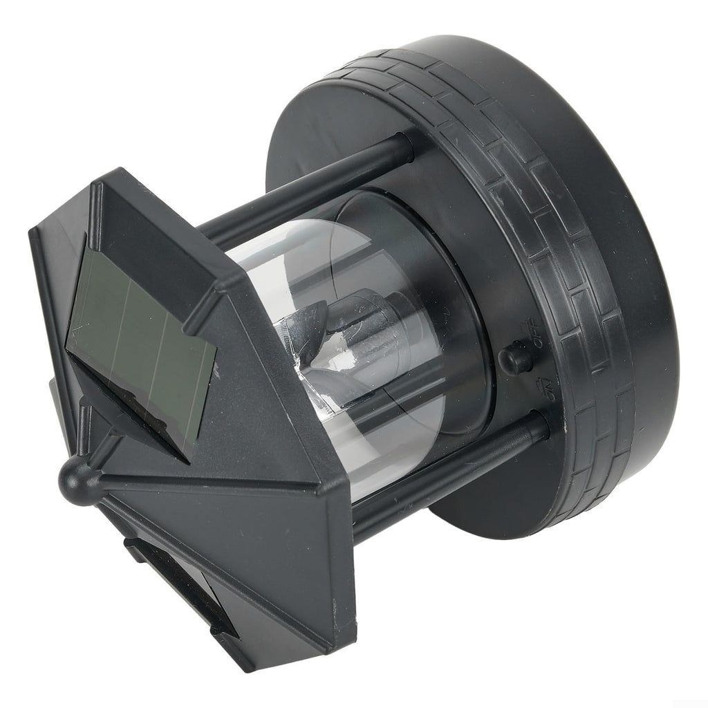 Black Solar Lighthouse Outdoor Light D731