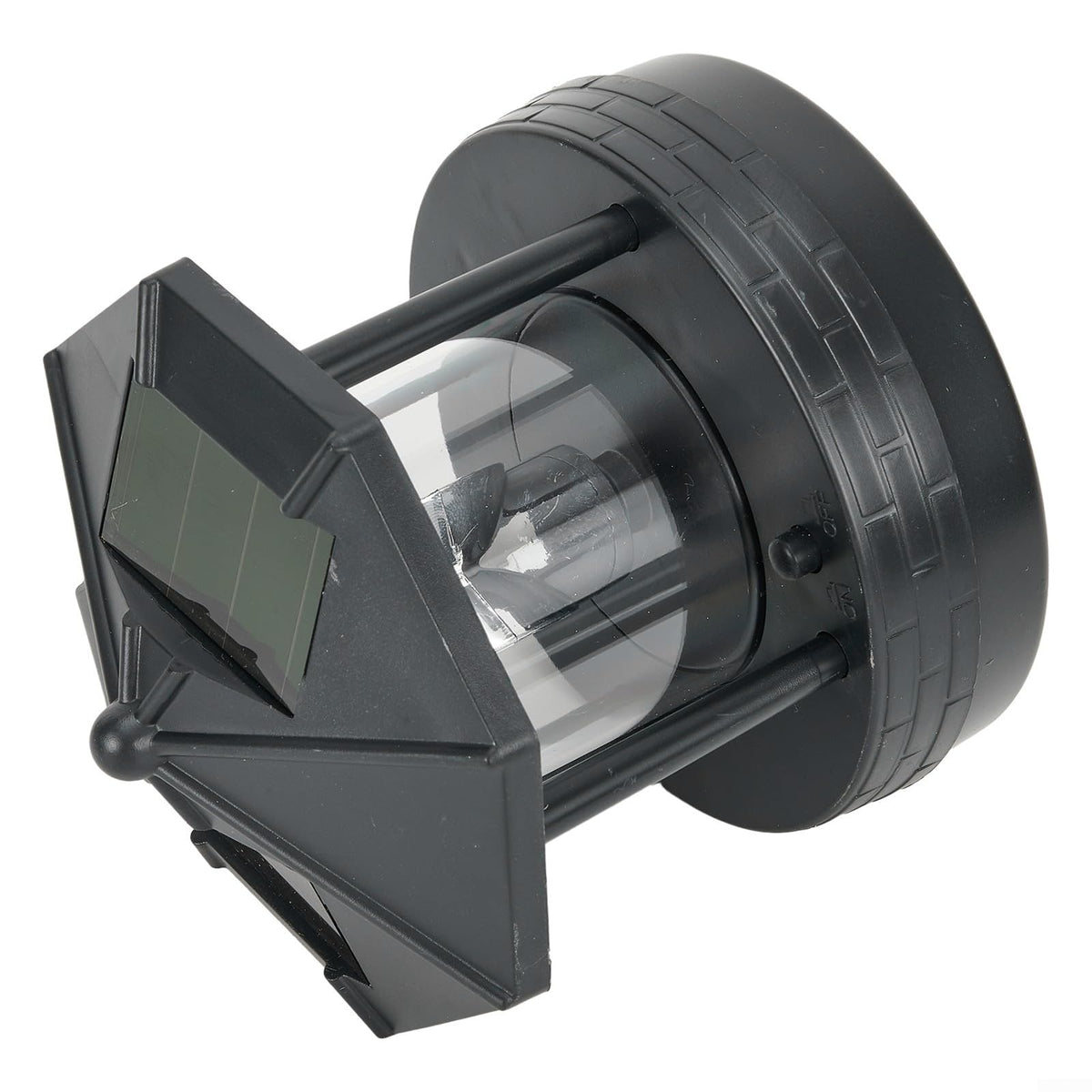 Black Solar Lighthouse Outdoor Light D731