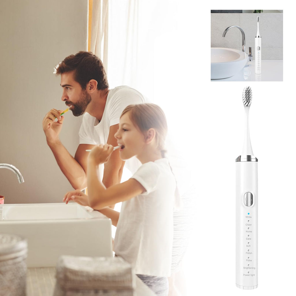 Rechargeable Electric Toothbrush with 4 Replacement Heads K700078