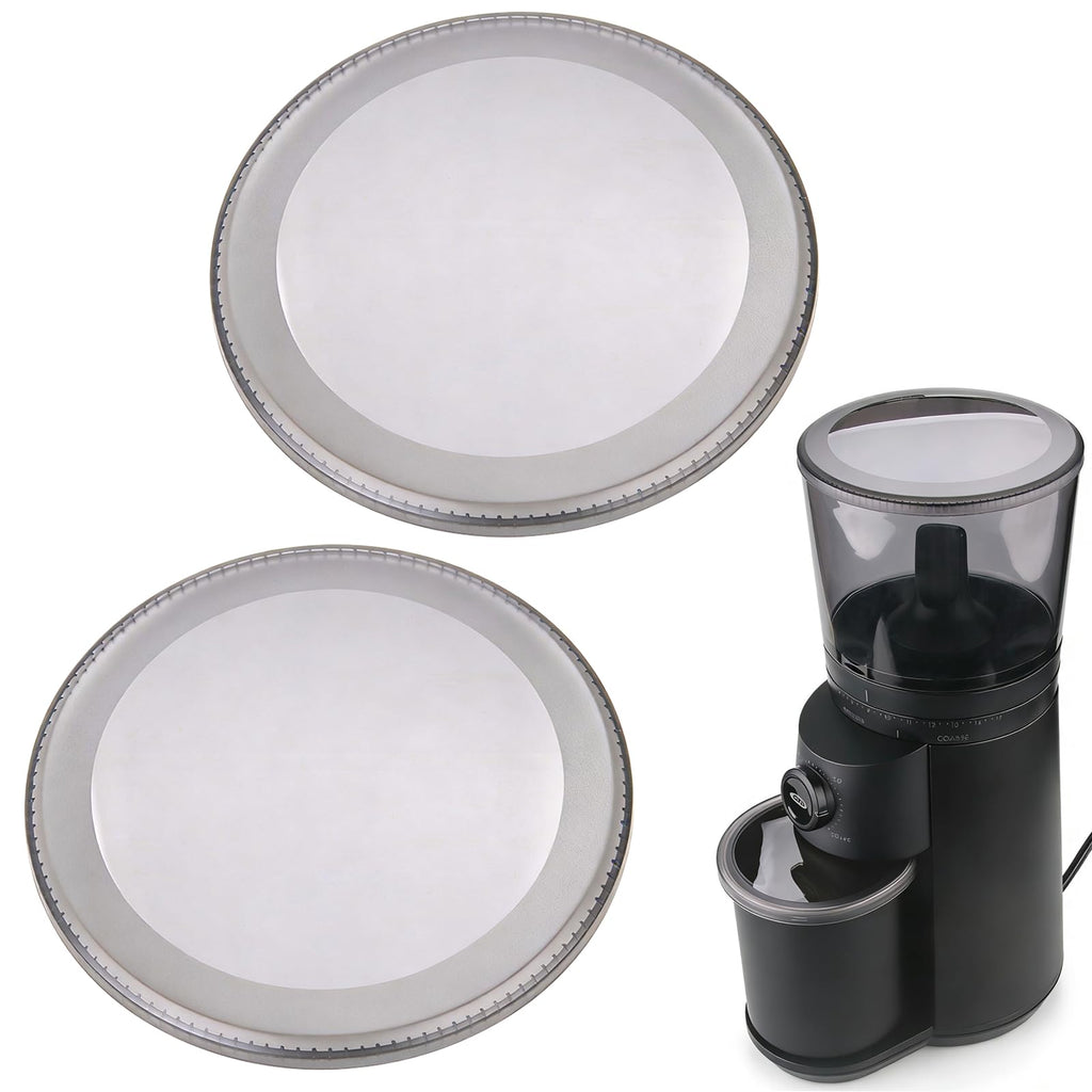 Container Lid for Conical Burr Coffee Grinder, 2 Transparent Gray B700