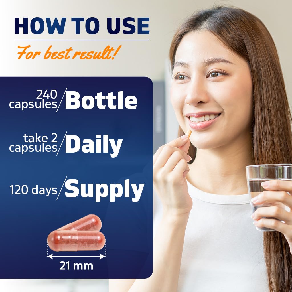 Red Yeast Rice 1200 mg 240 Veg Capsules C684866