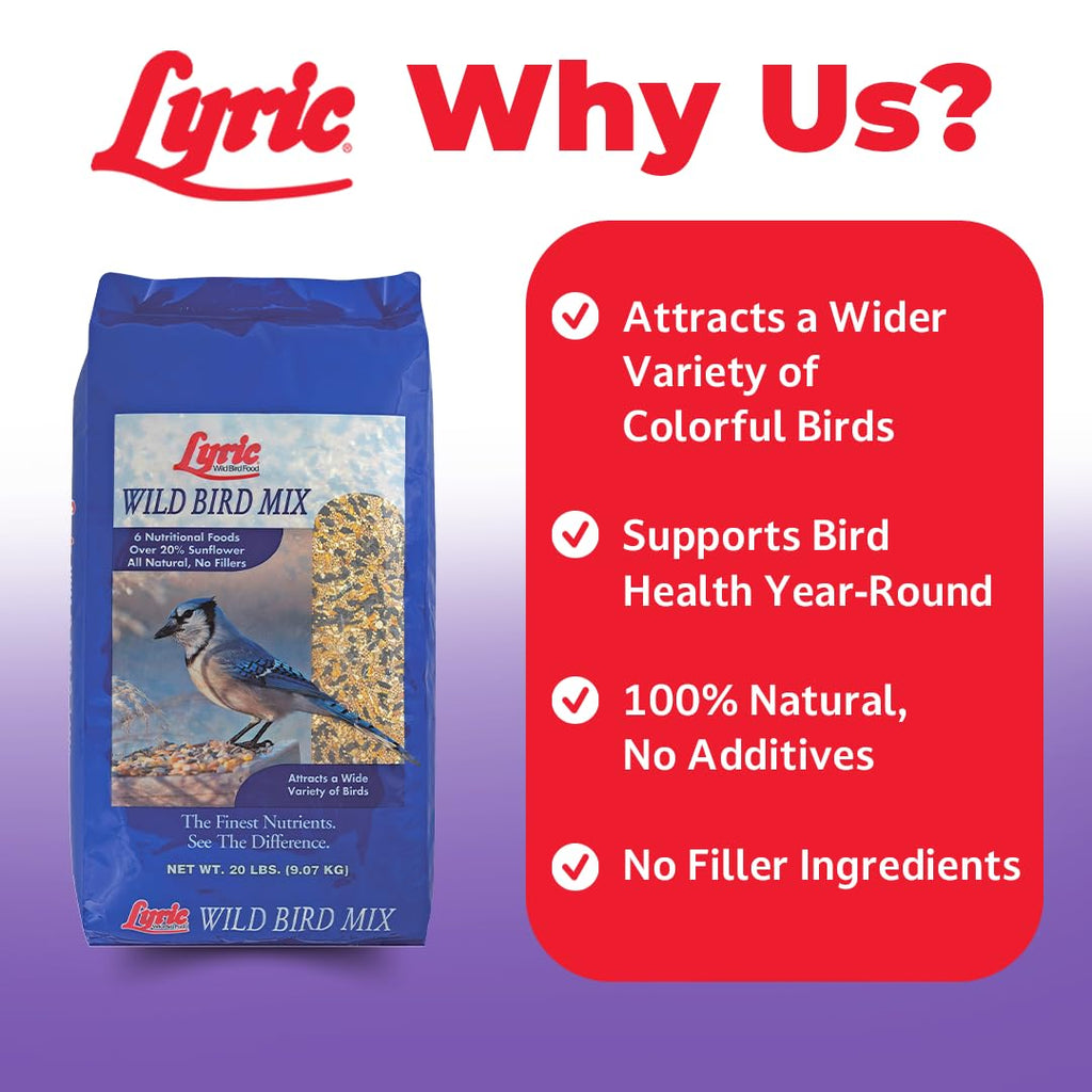 Wild Bird Seed Mix 20 lb Bag Q31336