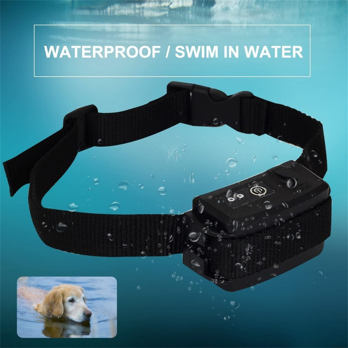 Electric Dog Fence, 984 Ft Wire, IP66 Waterproof Receiver Z760710