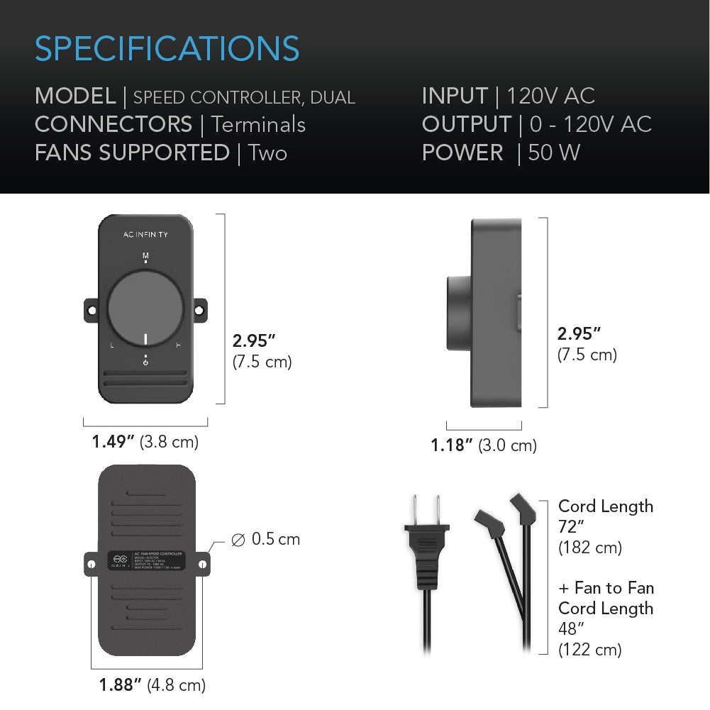 AC Fan Speed Controller K824949