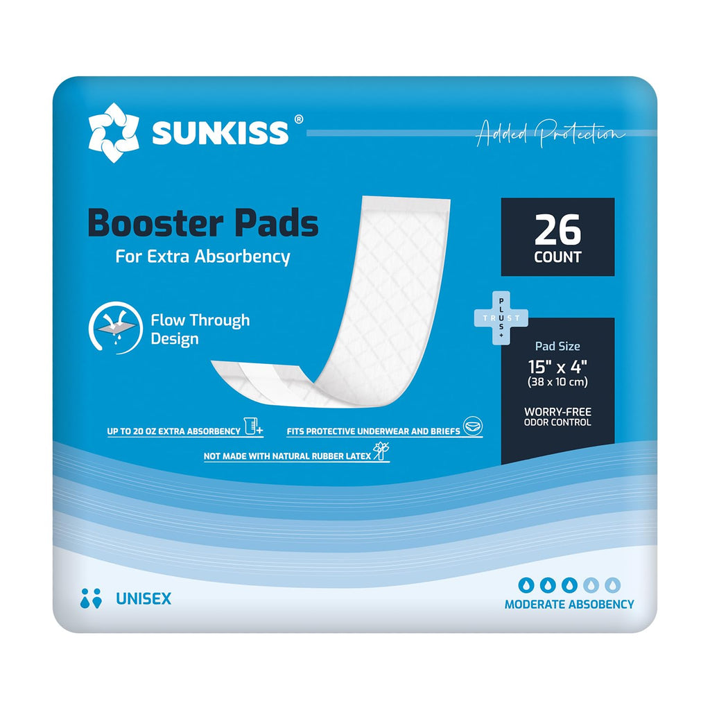 Adult Diapers Small 12 Count & Booster Pads 26 Count T350