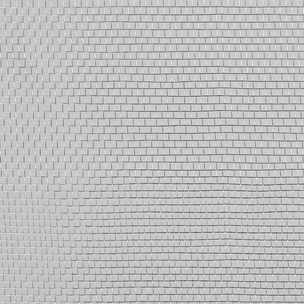 Aluminum Mesh Screen 39.4x196.9 Inches Silver U21872