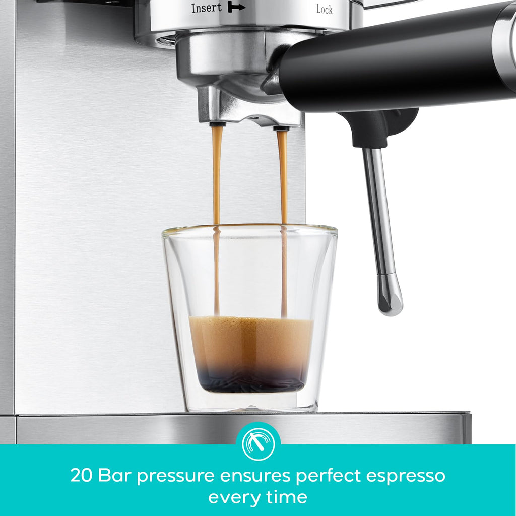 Stainless Steel Espresso Machine with Steam Wand G666090