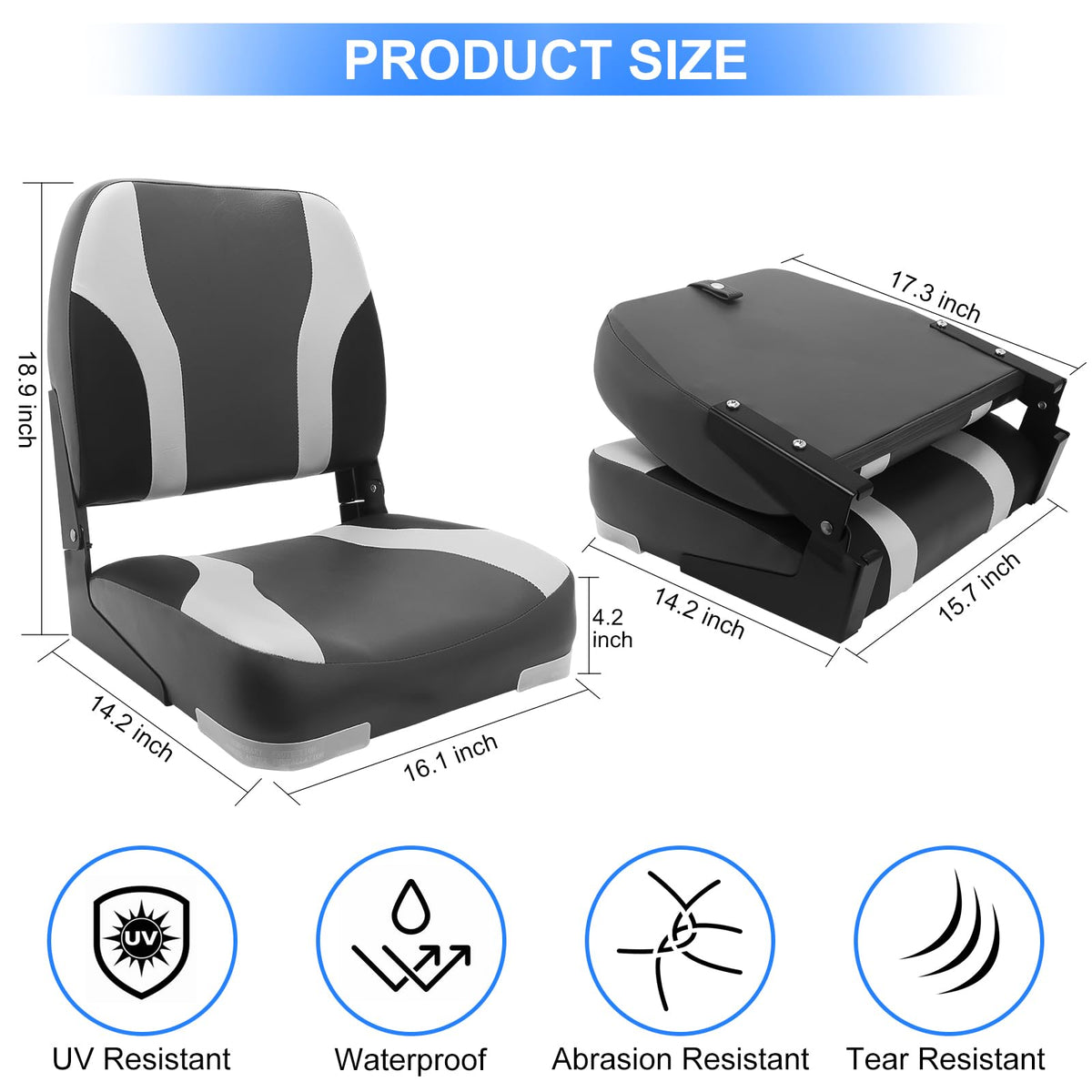 Folding Boat Seat 2 Pack H718