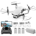 Mini Drone with 1080P HD Camera, 3 Batteries, Gray M3794