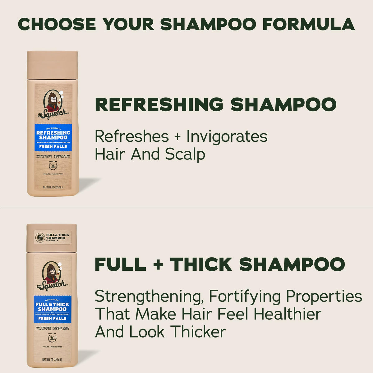 Natural Shampoo and Conditioner Set 11 fl oz 2-Pack V93983
