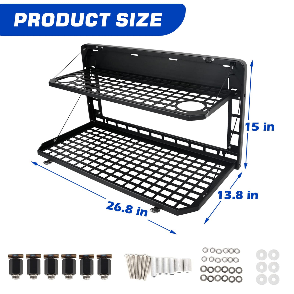 Foldable Aluminum Alloy Tailgate Table U51984