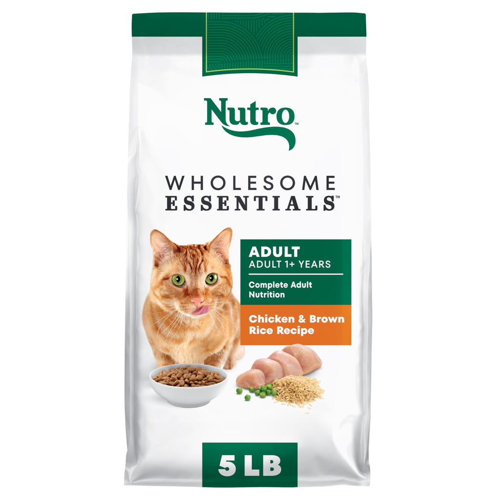 Adult Dry Cat Food Chicken & Brown Rice 5 lb J464