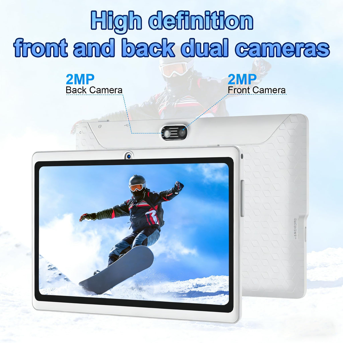7 Inch Android Tablet with Case, 6GB RAM 32GB ROM, Black C628