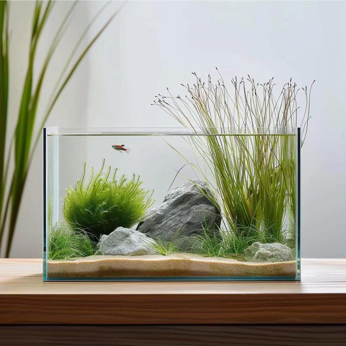 3 Gallon Glass Fish Tank C207372