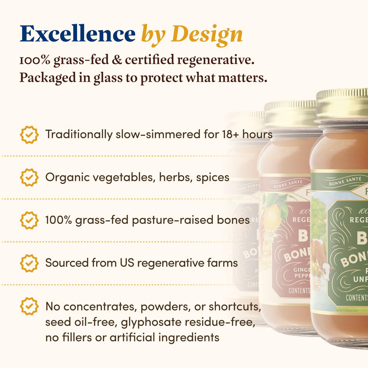 Bone Broth Variety Pack 3 Beef Flavors 14oz 4-Pack S850376