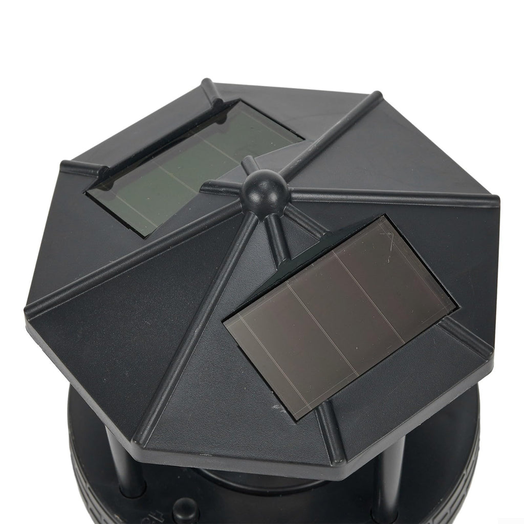 Black Solar Lighthouse Outdoor Light D731