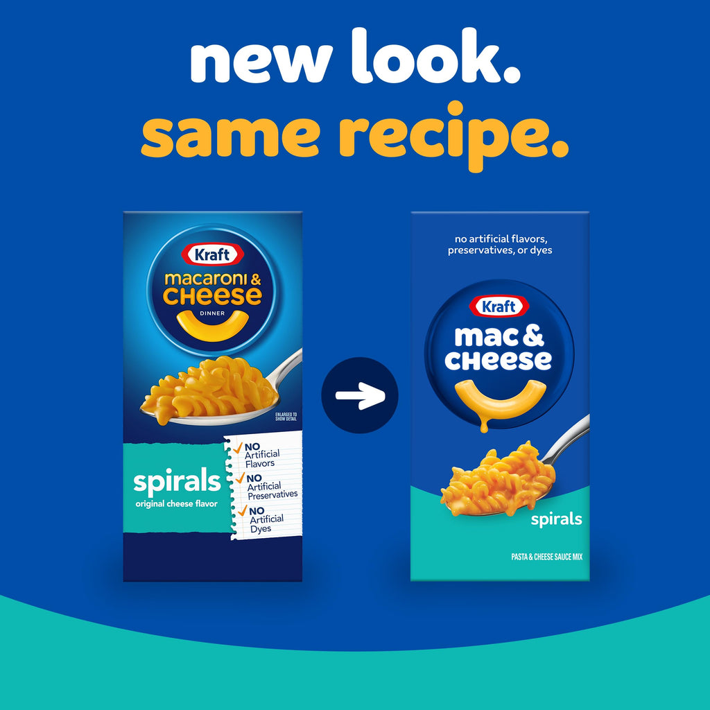 Kraft Spirals Mac and Cheese 5.5 oz Pack of 6 W1689