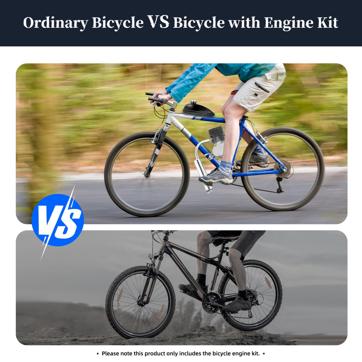 100CC 2 Stroke Bicycle Engine Kit with 36-Tooth Sprocket A6832