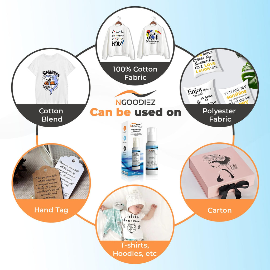 Sublimation Spray for Cotton T-Shirts & Polyester 100ml L46958